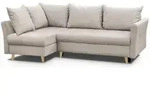 Ecksofa NERON - Couch L-form mit Schlaffunktion & 2x Bettkasten, Eckseite links,