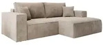 Selsey Farese Mini &ndash; Ecksofa mit Cordbezug, Schlaffunktion und Stauraum,...