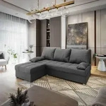 Masseno Ecksofa RITA M mit Schlaffunktion L-Form, Sofa mit Bettkasten,