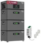 XORO SOLAR ATLAS-F 7.2 kWh Stromspeicher mit Shelly Pro 3 EM, modular bis 12 kWh -