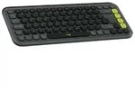 Logitech POP ICON KEYS, Mini, Kabellos, Bluetooth, Scherenschalter, QWERTY, Graphit -