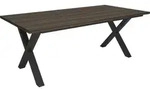 Esszimmertisch, 194x90x74 cm, F&uuml;r 10 G&auml;ste, Stubentisch, Dunkler Eiche -...
