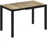 Esstisch Vicco Granny Eiche rustikal/Anthrazit 120 x 70 cm ausziehbar, Model 50575 -
