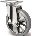 Tecwerk Schwerlastlenkrolle Lenkrolle Elastikgummi 135 mm 110 mm - 1 Stk.