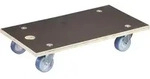 WAGNER Transporthilfe Multiplex MAXIGRIP - 57,5 x 30 x 11 cm, softe Rollen &Oslash; 75 mm,