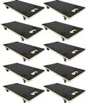 Mega Deal 10x Profi Transportroller HERCULES | BxT 30x60 cm | Traglast 200 kg | 4