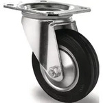 Tecwerk Lenkrolle Vollgummi - 1 Stk.