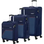 American Tourister Trolley Sky Surfer 3 PC Set A Dark Navy dunkelblau 81cm -