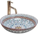 Rea Aufsatzwaschbecken Arte Round Blue - Blau