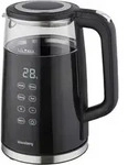 Wasserkocher 1,7 l Klausberg KB-7894 mit LED-Temperaturregelung - Schwarz
