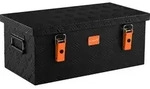 ALUBOX Riffelblech 1.5mm St&auml;rke 45 Liter Schwarz - Schwarz