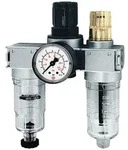 Riegler Wartungseinheit 3-tlg. &raquo;multifix-mini&laquo;, mit PC-Beh&auml;lter, G 1/4