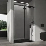 doporro Nischent&uuml;r Duschabtrennung 120x195cm Duscht&uuml;r mit Schiebet&uuml;r 8mm