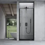 doporro Duscht&uuml;r Nischent&uuml;r dusche Duschabtrennung Duschkabine 100x195 cm