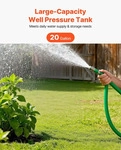 VEVOR Drucktank f&uuml;r vertikale Brunnen, 75,7 L vorgeladener Druckwassertank f&uuml;r