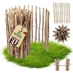 Floranica Staketenzaun aus Haselnuss Kastanie 1 laufender Meter x 100cm hoch...