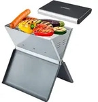 Steinborg Klappgrill | Laptopgrill | Campinggrill | Blitzschneller Aufbau 