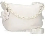 Zwei Hannah Schultertasche 39 cm - Wei&szlig;