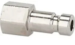 Riegler Nippel f&uuml;r Kupplungen NW 2,7, Edelstahl 1.4404, M5 IG, SW 7