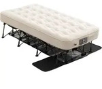 VEVOR Aufblasmatratze mit Rahmen 1885x1050x580mm, tragbares aufblasbares Bett...