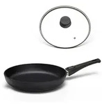 Hoffmann STONIQ Bratpfanne &Oslash; 24 cm IQ-SHIELD Antihaft mit Deckel - Schwarz