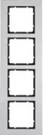 Berker 10146904, Aluminium, Anthrazit, Aluminium, Schraubenlos, Berker, Matte, B.7