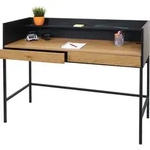 Schreibtisch HWC-J79, B&uuml;rotisch Computertisch Arbeitstisch, Schublade 120x50cm...