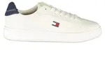 Wei&szlig;er Damensneaker mit blauen Details und bequemem Fu&szlig;bett - Wei&szlig; - 36