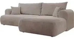 Selsey Ovo Cord &ndash; Ecksofa Schlaffunktion, Bettkasten, Cordstoff, rechts,...
