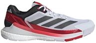 adidas Crazyquick Boost Padel Cloud White Core Black Lucid Red - EU 36 2/3