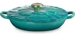 LeCreuset Gourmet-Profitopf Blume Petal | Blue Riviera : Blue Riviera Farbe:...