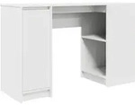 vidaXL Schreibtisch Wei&szlig; 120x42x76 cm Holzwerkstoff - Wei&szlig;