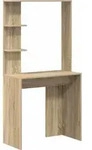 vidaXL Schreibtisch Sonoma-Eiche 78,5 x 37 x 154,5 cm Holzwerkstoff - Braun