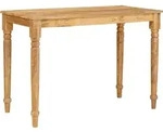 vidaXL Couchtisch Braun 110 x 55 x 77 cm Massivholz Mango - Braun