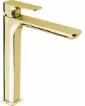 Sapho SPY Waschtischarmatur, hoch, verl&auml;ngerter Gussauslauf, Gold - Gold