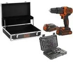 Akku-Schlagbohrschrauber BDCHD18B2FC, 18Volt (schwarz/orange, 2x Li-Ionen Akku...