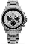 LOUIS XVI Palais Royale Iced Herrenuhr Swiss Made Chronograph 43mm Stahlband...