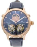 Carl von Zeyten Durbach Automatik Herrenuhr - blaues Zifferblatt - Ros&eacute;gold