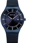 Bering 15940-393 Herrenuhr Classic 40mm 3ATM - Blau