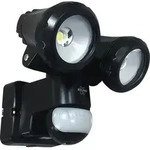LED Au&szlig;enwandleuchte mit Bewegungsmelder Schwarz Wetterfest Schutzart IP54 -...