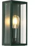 Industrielle Au&szlig;enwandleuchte DunkelGr&uuml;n mit Glas IP44 Rotterdam - Gr&uuml;n
