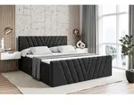 ALTDECOR Boxspringbett mit Fu&szlig;teil, H4 Matratze und Topper - 200x200 cm -...