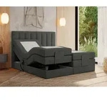 MKS MEBLE Boxspringbett 200x200 elektrisch verstellbar 7-Zonen Taschenfederkern