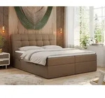 Boxspringbett 200x200 mit Matratze, Bett mit Multipocket - Matratze H3 und...