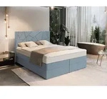 Masseno Boxspringbett TRANI 140x200 cm Komplett-Set mit Bonell Matratze und Topper,