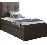 MIRJAN24 Boxspringbett Mini 2, Einzelbett mit Bettkasten f&uuml;r die Bettw&auml;sche, mit