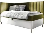 MIRJAN24 Boxspringbett Maja Junior 3 100x200, Einzelbett mit Bonellfederkern,