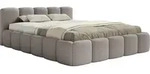 Selsey Cloudy Low - Polsterbett 200x200 mit Bettkasten und Metallrahmen-Lattenrost,