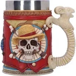 Kufel Luffy One Piece 17 cm - Ręcznie malowany, Licencjonowany, Resin - Rot