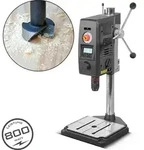STAHLWERK Tischbohrmaschine 800 W 2.500 U/min Standbohrmaschine mit Laser